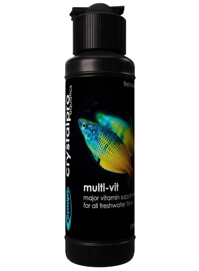 Crystalpro Multi VIT 4.22 Oz - Balanced MultiVitamin Supplement for Freshwater Fish - Healthy Water Conditions for Freshwater Aquariums (125 ml) - Image 1